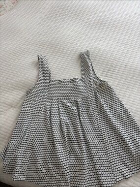 Liverpool Black & White Hex Dot Top
